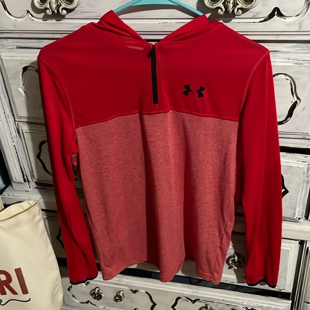 Boys Under Armour Hooded 1/4 Zip